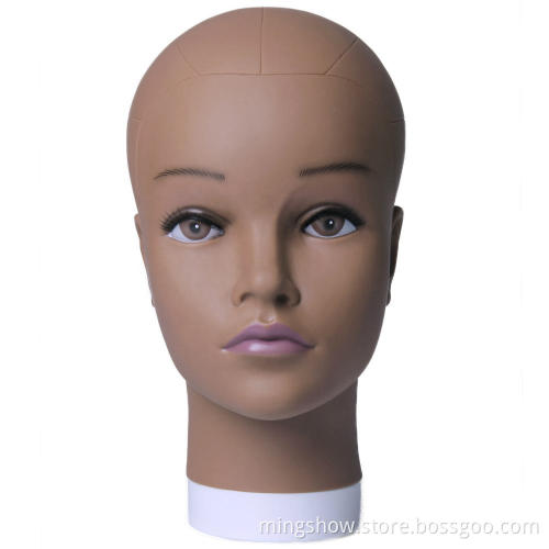 manikin cosmetology doll head training head human hair maniquin